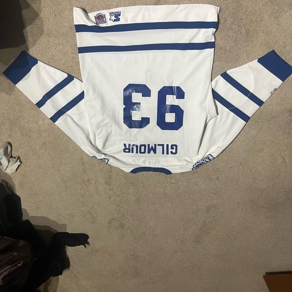 Vintage Starter Toronto Maple Leafs Hockey Jersey Doug Gilmour - Picture 6 of 7